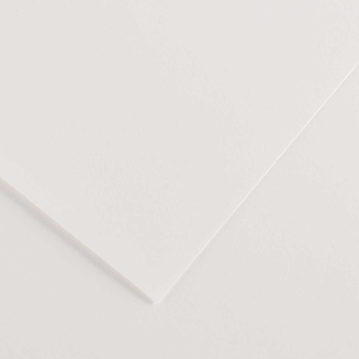 Barvni papir Canson Vivaldi A4 185 g – Bela 1