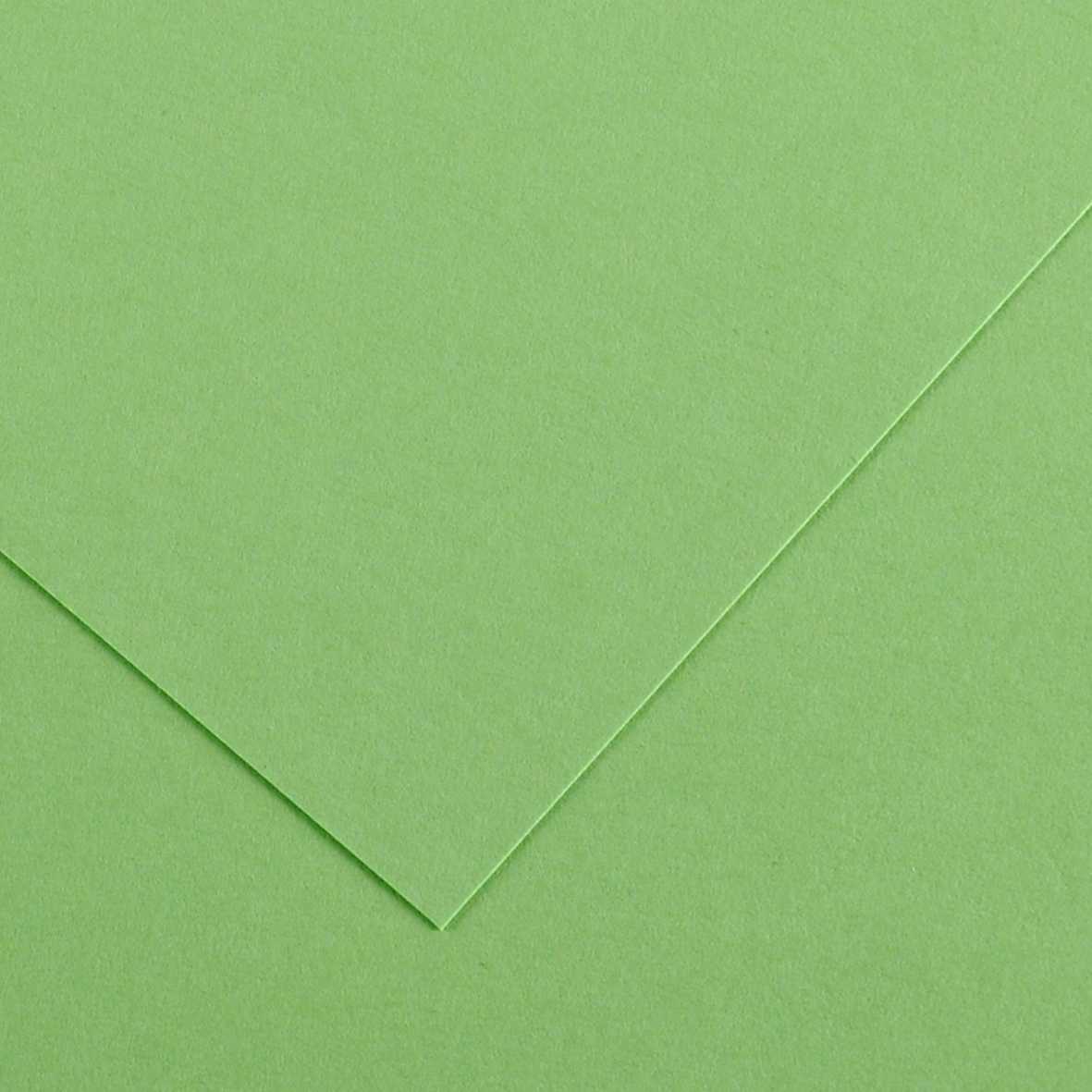 Barvni papir Canson Vivaldi A4 185 g – Jabolčno zelena 27