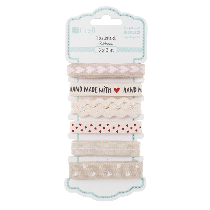 Baumwollbänder "Handmade with Love" — Bild 2