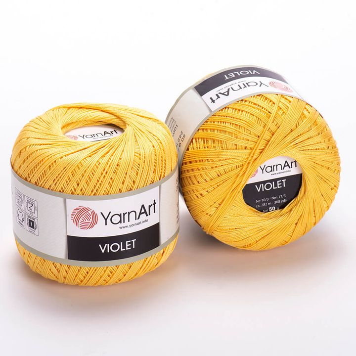 Baumwollgarn YarnArt Violet 50 g | verschiedene Farben — Bild 8