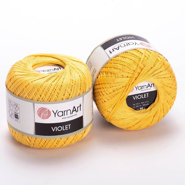 Baumwollgarn YarnArt Violet 50 g | verschiedene Farben — Bild 1