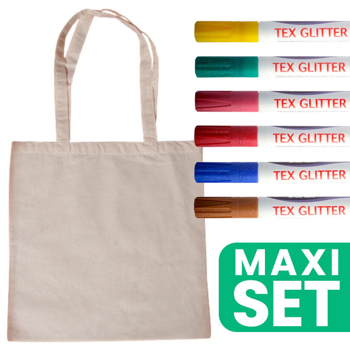 Baumwolltasche und Textilmarker-Set — Bild 2
