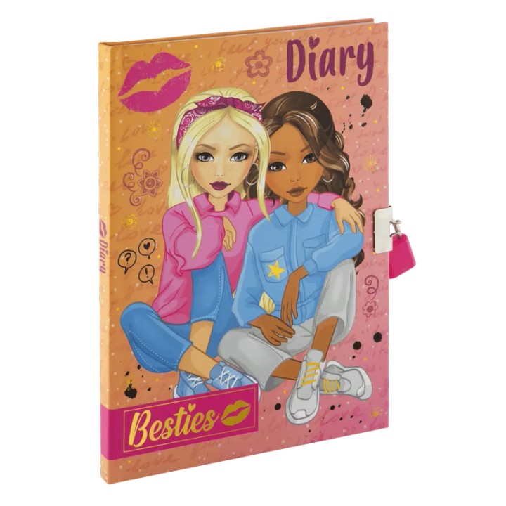 BESTIES A5 Tagebuch mit Schloss 60 Blatt — Bild 5
