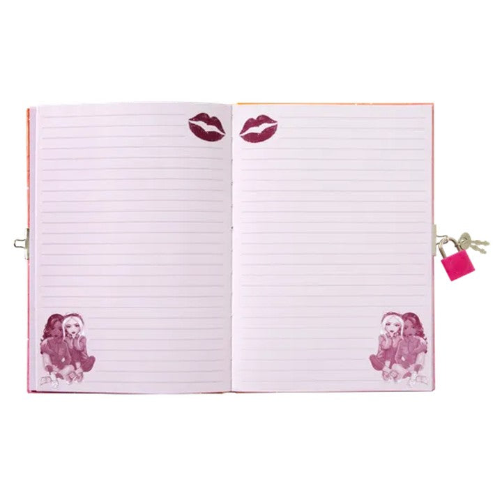 BESTIES A5 Tagebuch mit Schloss 60 Blatt — Bild 1