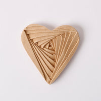 Biegbares Holz Pentart Herz 5 x 6 cm