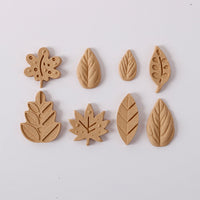 Biegbares Holz Pentart Leaf set 3 x 2,9 cm 8 Stk.