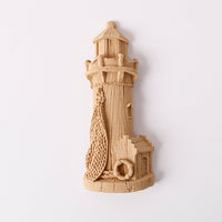 Biegbares Holz Pentart Leuchtturm 9 x 4 cm