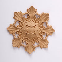 Biegbares Holz Pentart Rosette 9 x 6 cm