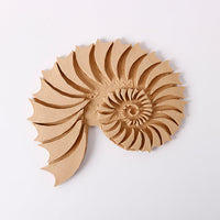 Biegbares Holz Pentart Schnecke 17 x 13 cm