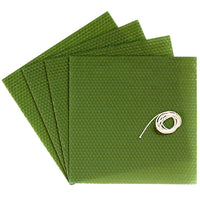 Bienenwachsplatten / 4er-Set – Grün