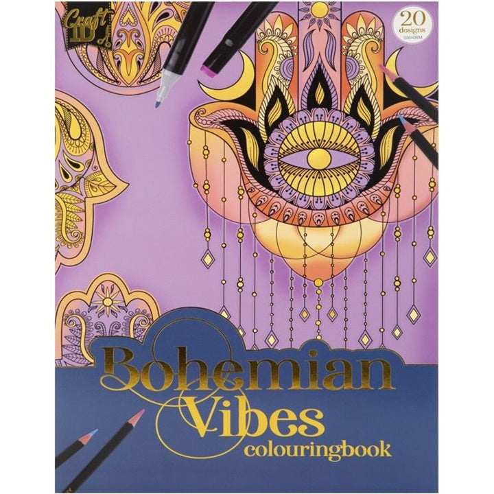 Bohemian Vibes Anti-Stress-Malbuch — Bild 1