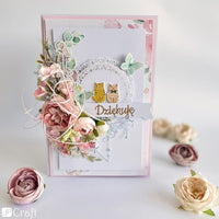 Boho Blumen und Schmetterlinge Papier Ausschnitte - Set von 50 — Bild 5