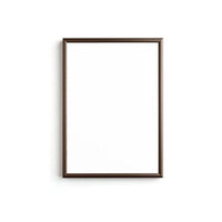 Brauner Metallrahmen mit Plexiglas | verschiedene Größen — Bild 1
