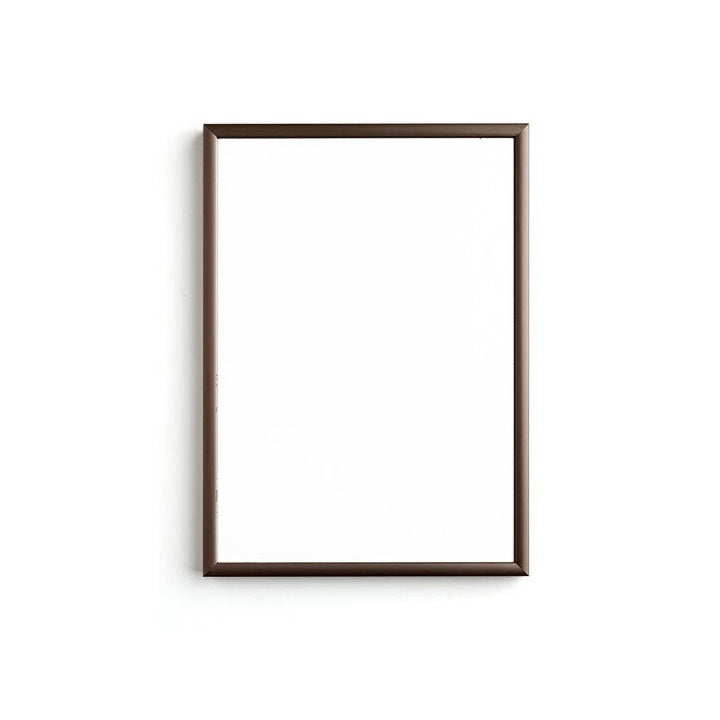 Brauner Metallrahmen mit Plexiglas | verschiedene Größen — Bild 1