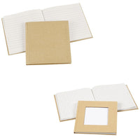 Braunes Notizbuch 14 x 14 cm | verschiedene Varianten — Bild 1
