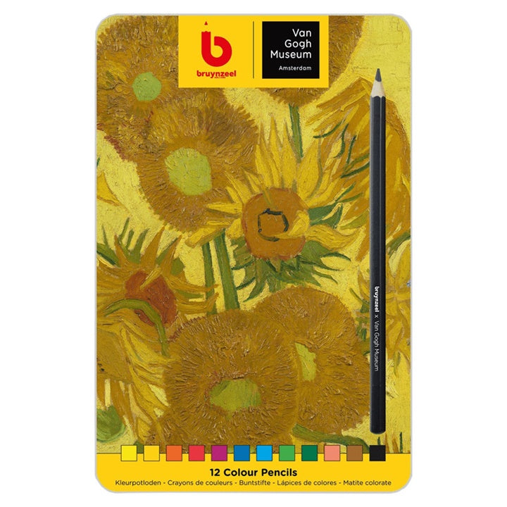 Bruynzeel Van Gogh Museum - Sonnenblumen in Dose 12 Stück — Bild 4