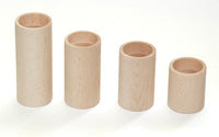 Buchenholz-Kerzenständer - 4er-Set — Bild 1
