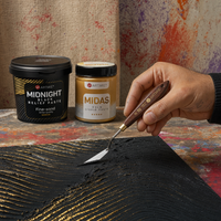 ARTMIE Midnight 3D Strukturpaste Schwarz