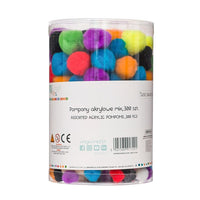 Bunte Acryl Pom Poms — Bild 4