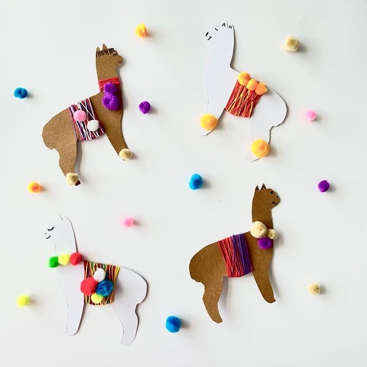 Bunte Acryl Pom Poms — Bild 5
