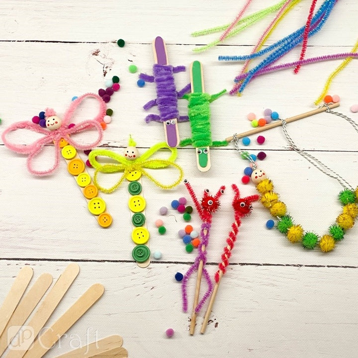 Bunte Fuzzy Sticks - 30 cm x 4 mm / 40 Stück — Bild 4
