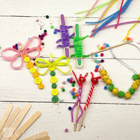 Bunte Fuzzy Sticks - 30 cm x 4 mm / 40 Stück — Bild 4