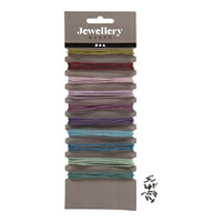 Bunte Perlenketten 10x80 cm - Mix aus Farben — Bild 6