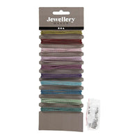 Bunte Perlenketten 10x80 cm - Mix aus Farben — Bild 7