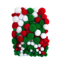 Bunte Pompons im Set – 140 Stück — Bild 2