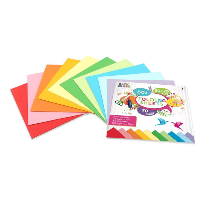 Buntes Bastelpapier-Set | verschiedene Formate — Bild 3