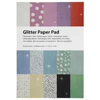 Buntes Glitzerpapier A4 - Satz mit 30 Stück — Bild 2