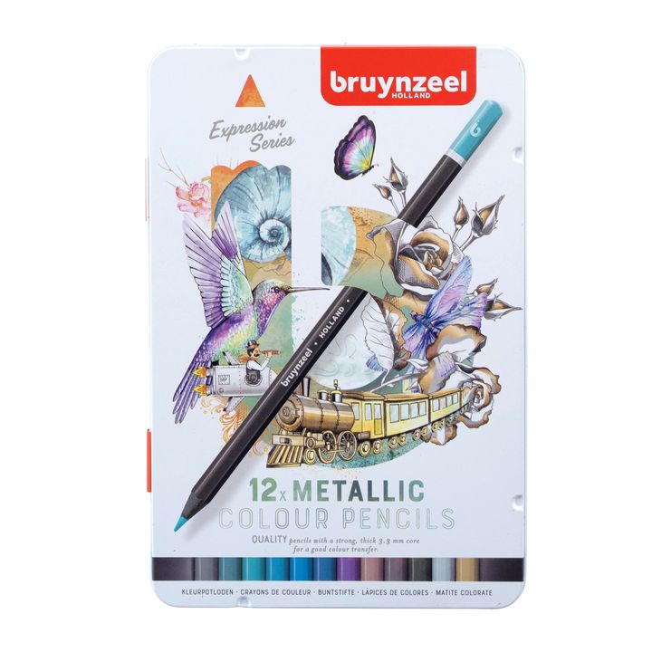 Buntstifte Bruynzeel Metallic-Farbtöne 12 Stück — Bild 4