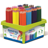 Buntstifte GIOTTO Colors 3.0 sechseckig - Schulbox 192 Stk.