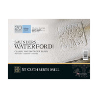 CANSON Aquarellblock St Cuthberts Saunders Waterford CP Weiß 300 g/m² - 20 Blatt, 26 – 51 cm