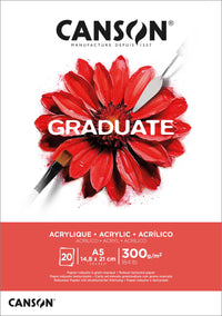 CANSON Graduate Acrylblock 300 g/m² - 20 Blatt, A5