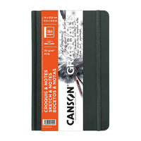 Canson Graduate Art Book Skizzenbuch Hardcover 90 g/m² 184 Blatt 14 x 21,6 cm Dark Grey