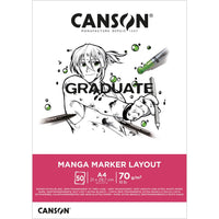 Canson Graduate Manga Block 200 g/m² 30 Blatt A3 geleimt