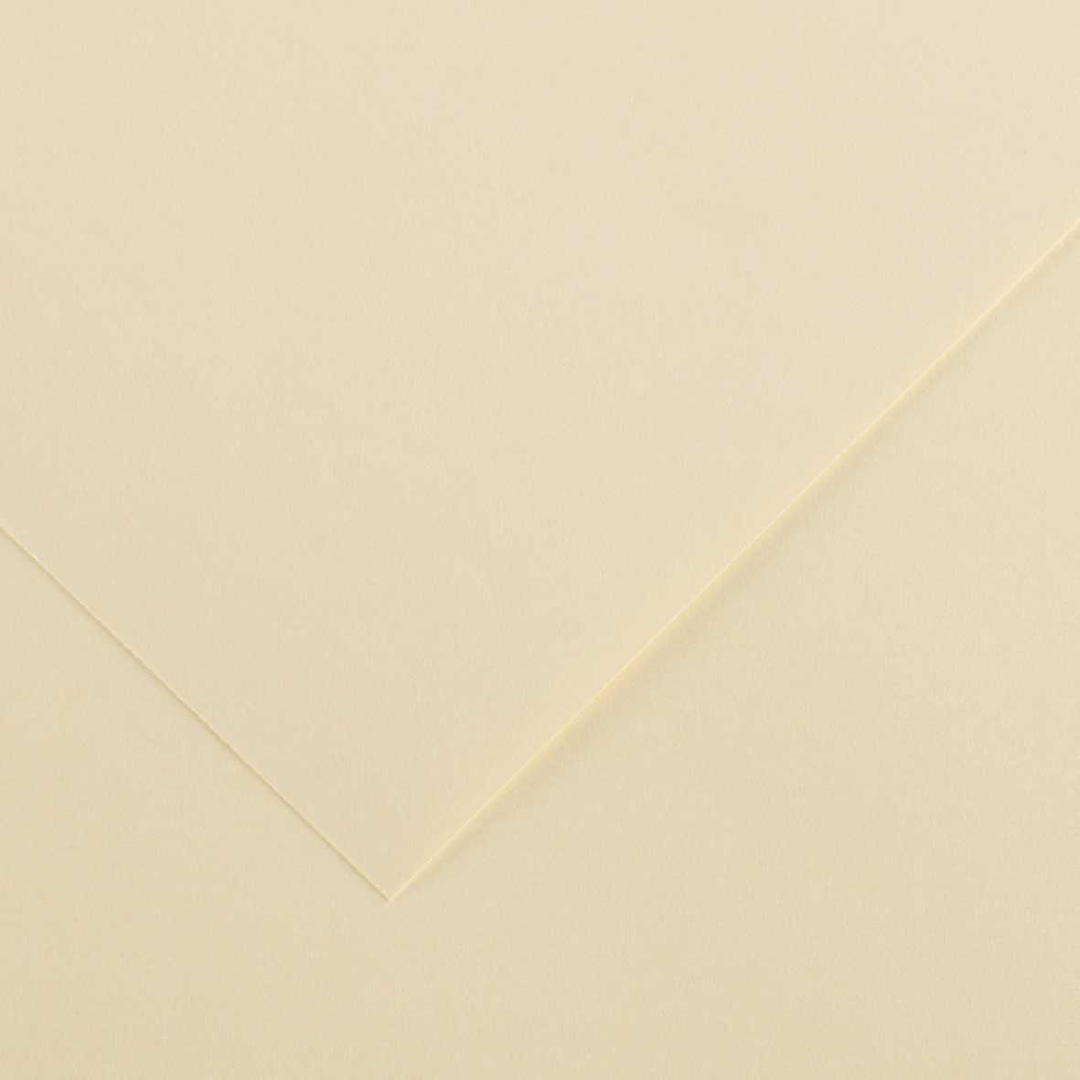 CANSON Iris Vivaldi Buntpapier 70 x 100 cm 240 g 25 Blatt – Creme 2