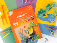 CANSON Kids bunter Skizzenblock 185 g/m² - 10 Blatt, 24 x 32 cm
