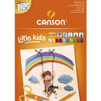 Bunter Skizzenblock CANSON Kids A4 - 120 g/m², 30 Blatt, 10 Farben sortiert