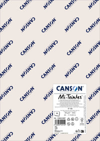 Pastellpapier Canson Mi-Teintes A3 160 g - 10 Bogen – Wolkiges Weiß 180