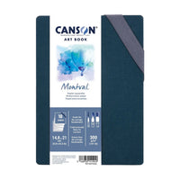 CANSON Montval Aquarell-Skizzenbuch Leporello 300 g/m² A5 - 18 Blatt