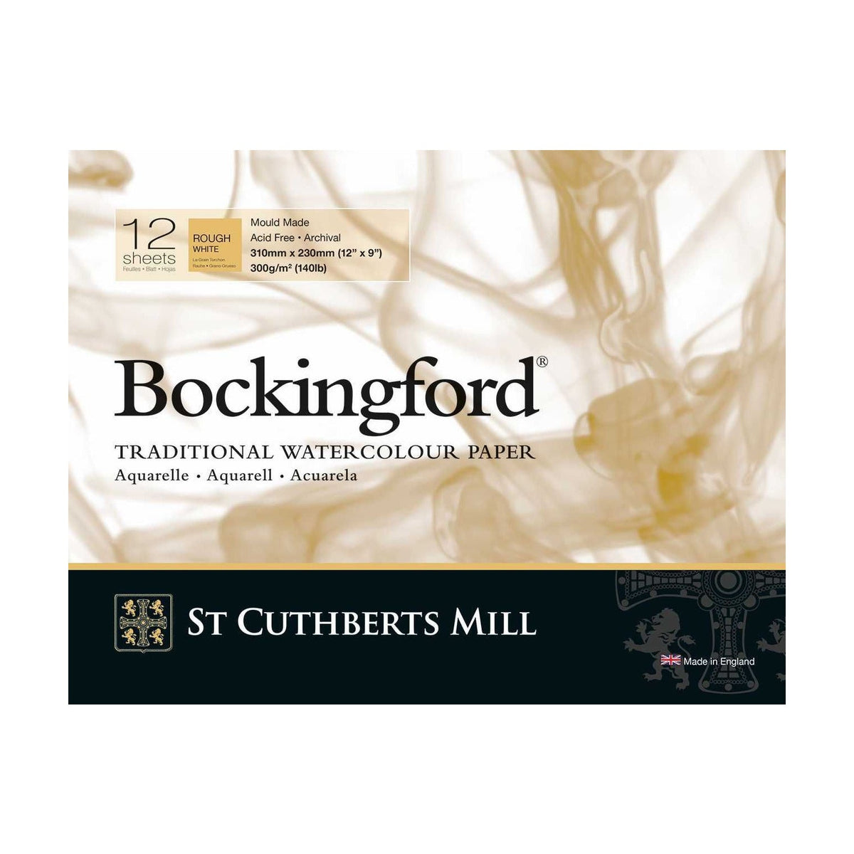 CANSON St Cuthberts Bockingford Aquarellblock Rough 300 g/m² - 12 Blatt