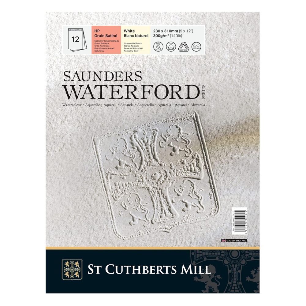 CANSON St Cuthberts Mill Saunders Waterford HP Aquarellblock 300 g/m² 23 x 31 cm