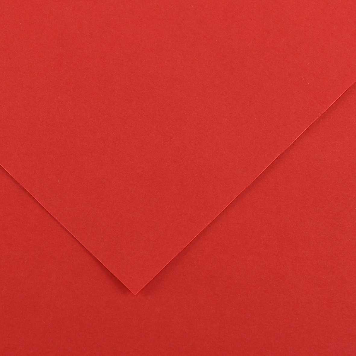 Buntpapier CANSON Iris Vivaldi A4 185 g - 50 Blatt – Rot 15