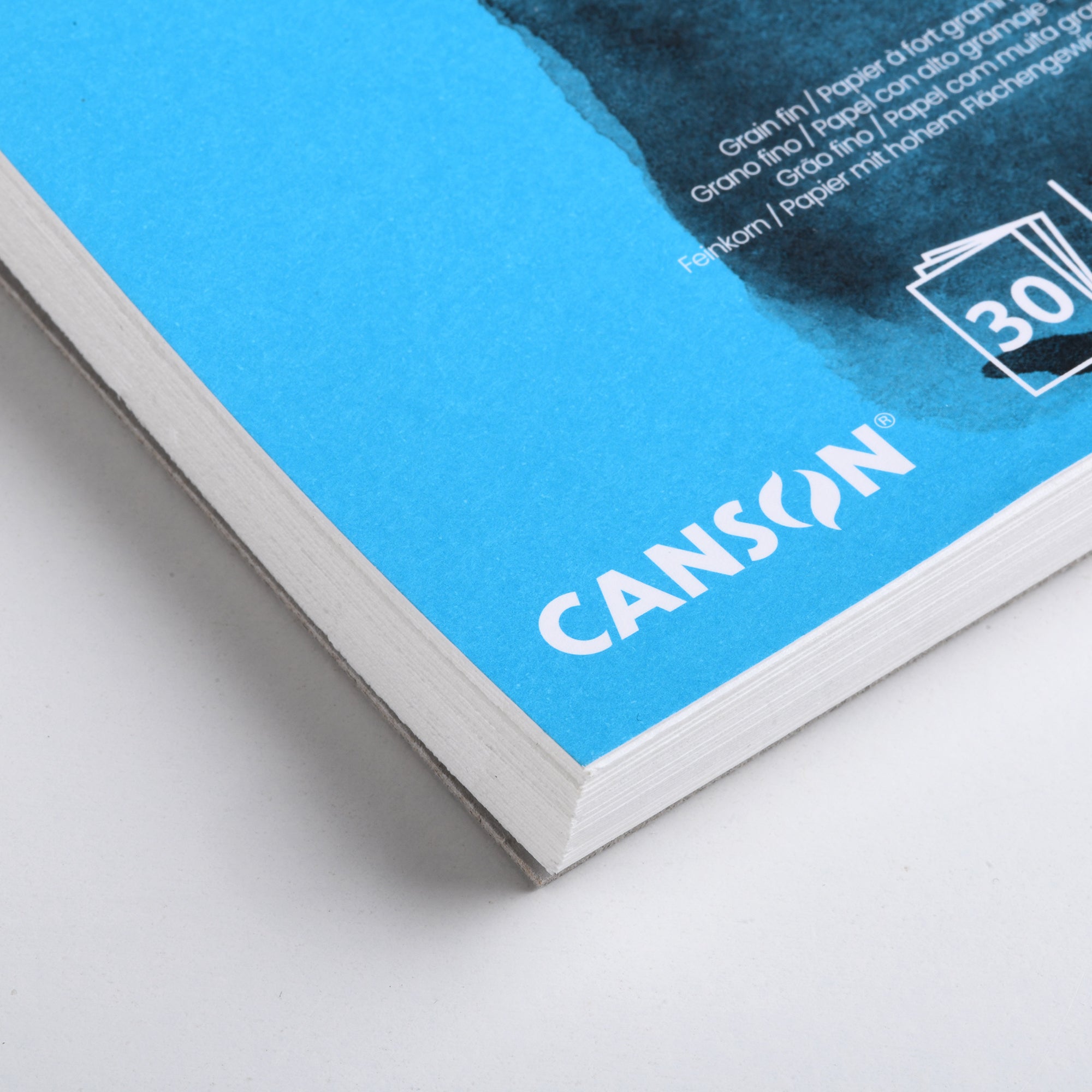 Canson XL Aquarellblock CP White 300 g/m² - 30 Blatt, A4, Spiralbindung
