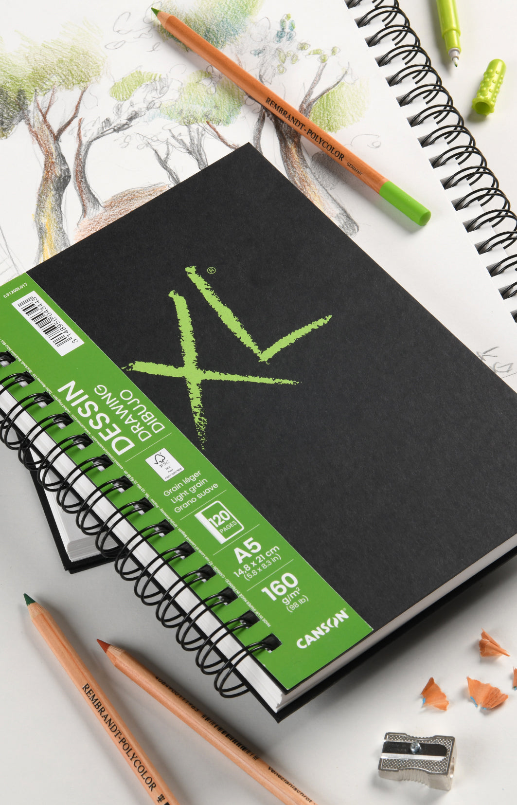 Canson XL Drawing Zeichenblock 160 g/m² 120 Blatt A4