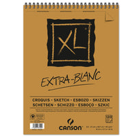 Skizzenblock CANSON XL Extra Blanc 90 g/m² 120 Blatt A4 Spiralbindung oben