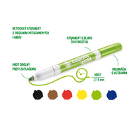 Carioca Textilmarker, Maxi-Spitze, Farbmix