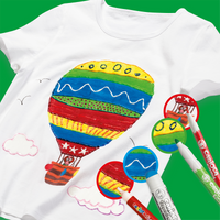 Carioca Textilmarker, Maxi-Spitze, Farbmix